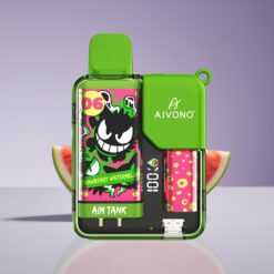 Philippines Wholesaler Aivono Aim-TANK 9500 Puffs 18mL 650mAh LCD Strawberry Watermelon
