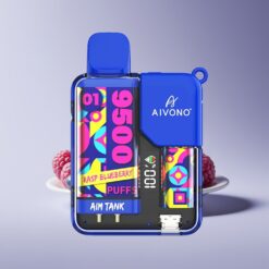 Philippines Wholesaler Aivono Aim Tank 9500 Puffs 18mL 650mAh LCD Rasp Blueberry