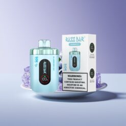 Philippines Wholesaler Razz Bar 50K Puffs 1.0 Ohm Mesh 650mAh Type-C 2% Nic Blueberry Ice