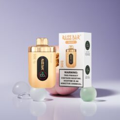 Philippines Wholesaler Razz Bar 50K Puffs 650mAh Type-C 2% Nic Peach Ice Disposable Vape