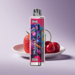 Philippines Wholesaler Uwin Crystal 10000 RGB 18ml 5% Type-C Rechargeable Strawberry Cranberry Cherry