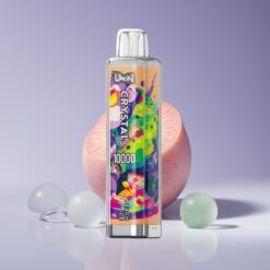 Philippines Wholesaler Uwin Crystal 10000 RGB 18ml Peach Ice Disposable Vape