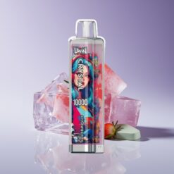 Philippines Wholesaler Uwin Crystal 10000 RGB 18ml Rechargeable Strawberry Ice Disposable Vape