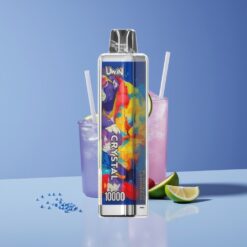 Philippines Wholesaler Uwin Crystal 10000 RGB Disposable Vape Blue Razz Lemonade