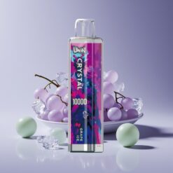 Philippines Wholesaler Uwin Crystal 10000 RGB Disposable Vape Grape Ice