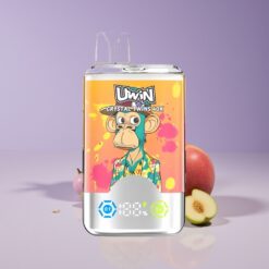 Philippines Wholesaler Uwin Crystal Twins 40K Puffs Dual Flavor Rechargeable 32ml Peach Mango Pineapple Red Bull
