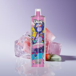 Philippines Wholesaler Uwin Shisha Hookah Crystal 20000 22ml Mesh DTL Strawberry Ice