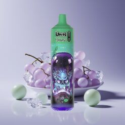 Philippines Wholesaler Uwin Tornado 35K Music Music Disposable Vape 600mAh Type-C Mesh Coil Grape Ice