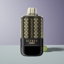 Philippines Wholesaler ELF BAR COMBO 25000 Puffs Disposable Vape Green Grape & Grape 22ml 700mAh Type-C Dual Modes Dual Airflow Display