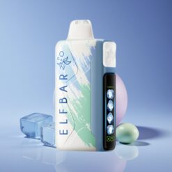 Philippines Wholesaler Elf Bar Ice King 40000 Puffs Blue Razz Ice 20mL 5% Nic Rechargeable Dual Airflow LCD