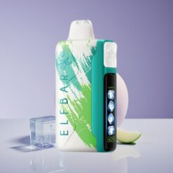 Philippines Wholesaler Elf Bar Ice King 40000 Puffs Sour Apple Ice 20mL 5% Nic Rechargeable 850mAh LCD Dual Airflow Adjustable Cooling