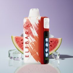 Philippines Wholesaler Elf Bar Ice King 40000 Puffs Watermelon Ice Rechargeable LCD Dual Airflow Adjustable Cooling
