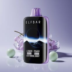 Philippines Wholesaler Elf Bar MoonNight 40000 Puffs Grape Ice Disposable Vape USB-C Rechargeable Mesh Coil