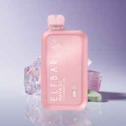 Philippines Wholesaler Elf Bar Raya D1 13000 Puffs Strawberry Ice Disposable Vape 18ml 650mAh Type-C 50mg